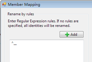Protect Members regex rule